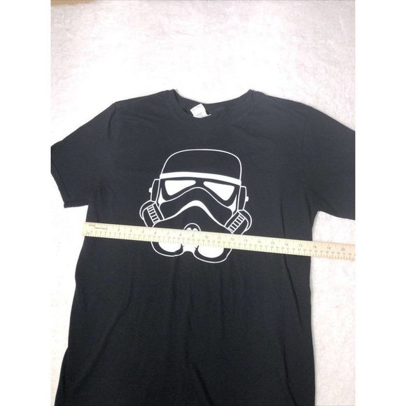 🌺Star Wars Stormtrooper Men's t-shirt black with white graphic Size: M - Picture 5 of 7